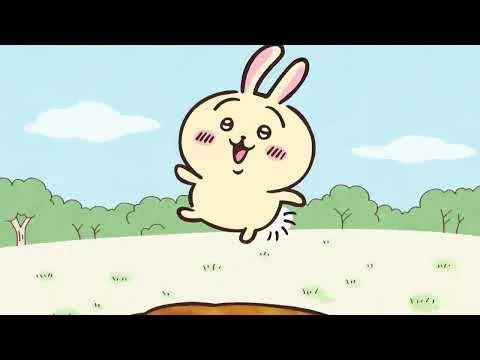 公式YouTube動画で確認できる第3話の場面2。アニメ『ちいかわ』第3話「イカ／パイシチュー」に対応する画像