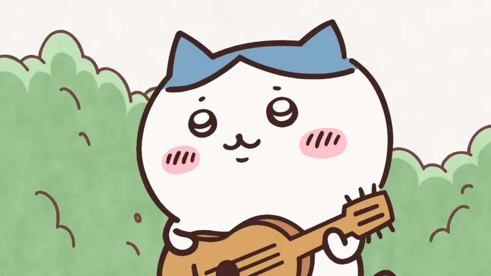ABEMAの第11話配信ページに掲載された場面画像（1枚目）。アニメ『ちいかわ』第11話「ひとりごつ」に対応する画像