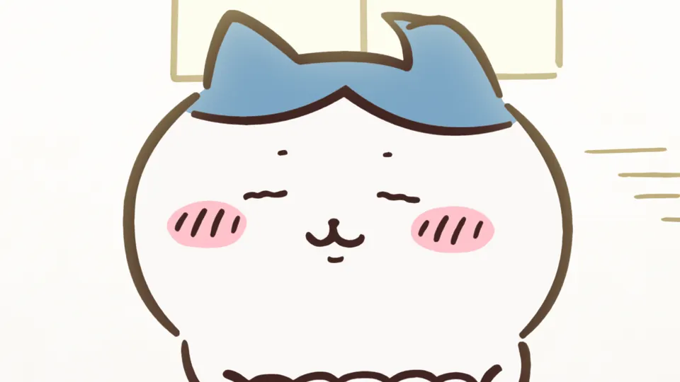 ABEMAの第40話配信ページに掲載された場面画像（2枚目）。アニメ『ちいかわ』第40話「耳がぱるん／タコス」に対応する画像