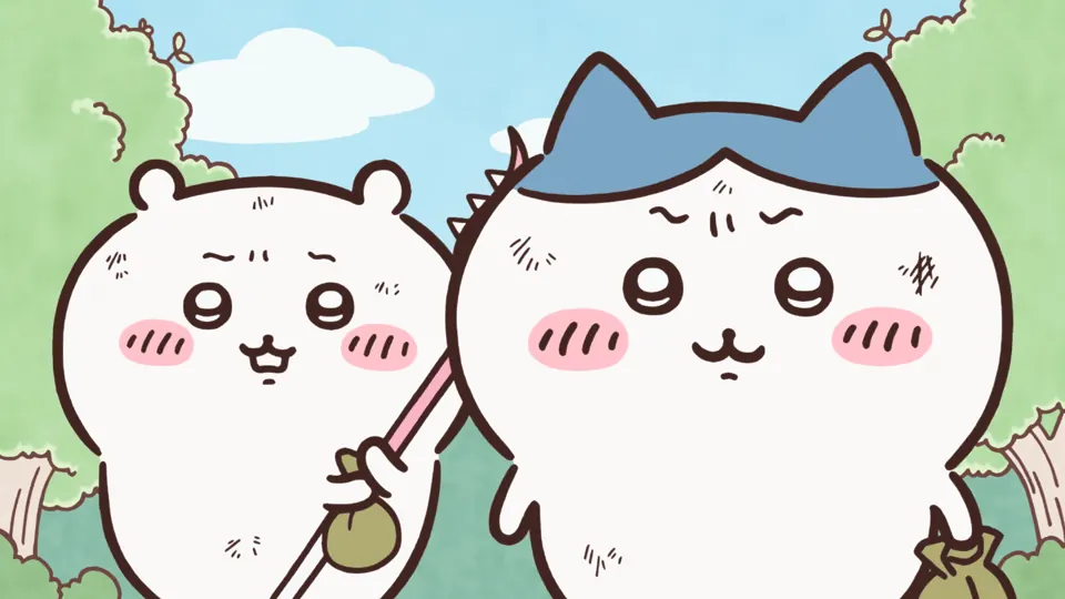 ABEMAの第71話配信ページに掲載された場面画像（3枚目）。アニメ『ちいかわ』第71話「三ツ星レストラン②」に対応する画像