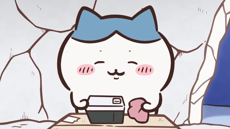 ABEMAの第81話配信ページに掲載された場面画像（3枚目）。アニメ『ちいかわ』第81話「ブレちゃってる／傷」に対応する画像