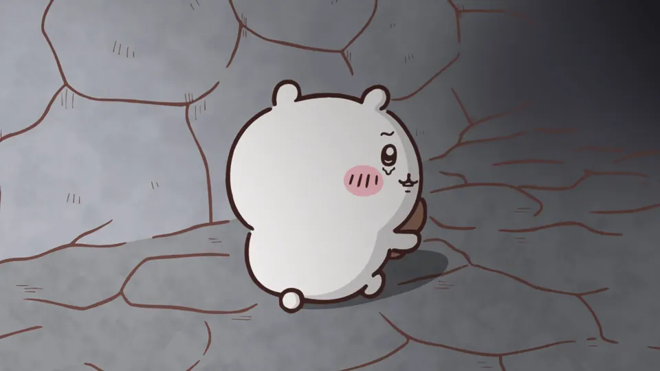 ABEMAの第92話配信ページに掲載された場面画像（3枚目）。アニメ『ちいかわ』第92話「新しいともだち⑦」に対応する画像