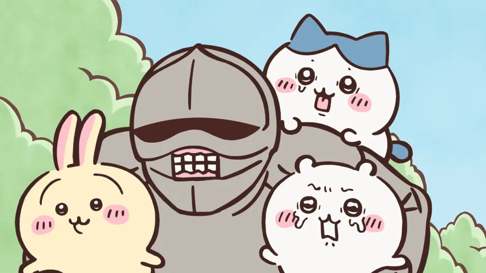 ABEMAの第93話配信ページに掲載された場面画像(3枚目)。アニメ『ちいかわ』第93話「新しいともだち⑧」に対応する画像