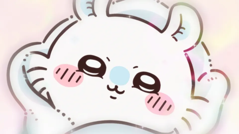 ABEMAの第118話配信ページに掲載された場面画像(2枚目)。アニメ『ちいかわ』第118話「おくるみ/プーン」に対応する画像