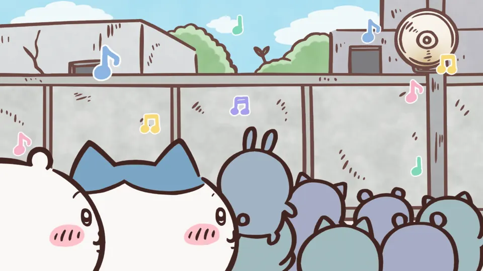 ABEMAの第119話配信ページに掲載された場面画像（1枚目）。アニメ『ちいかわ』第119話「ビリーブ」に対応する画像