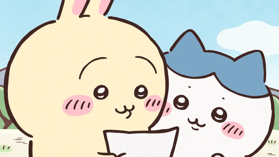 ABEMAの第137話配信ページに掲載された場面画像（3枚目）。アニメ『ちいかわ』第137話「むちゃうマン①」に対応する画像