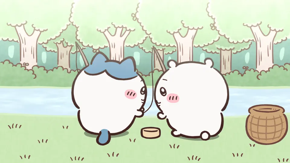 ABEMAの第171話配信ページに掲載された場面画像（3枚目）。アニメ『ちいかわ』第171話「ムニヤーム／アリジゴク」に対応する画像