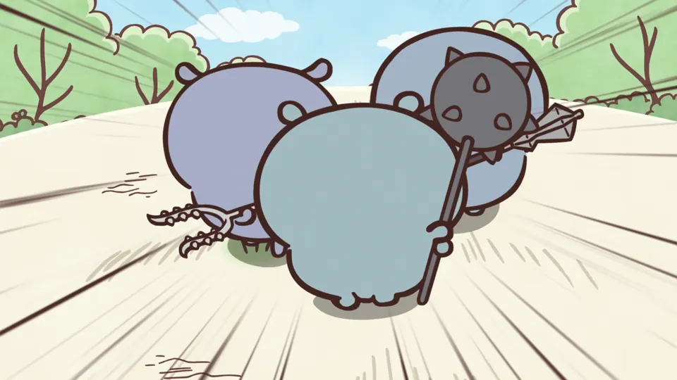 ABEMAの第178話配信ページに掲載された場面画像（1枚目）。アニメ『ちいかわ』第178話「あのこ」に対応する画像