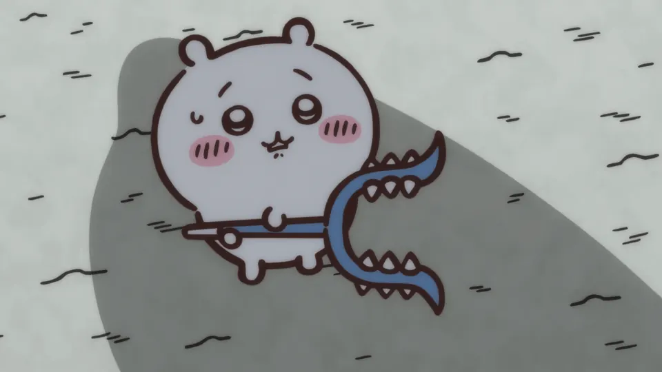 ABEMAの第183話配信ページに掲載された場面画像（2枚目）。アニメ『ちいかわ』第183話「夜の出来事②」に対応する画像