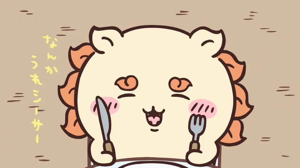 ABEMAの第187話配信ページに掲載された場面画像（2枚目）。アニメ『ちいかわ』第187話「フレンチトースト／お師匠！？」に対応する画像