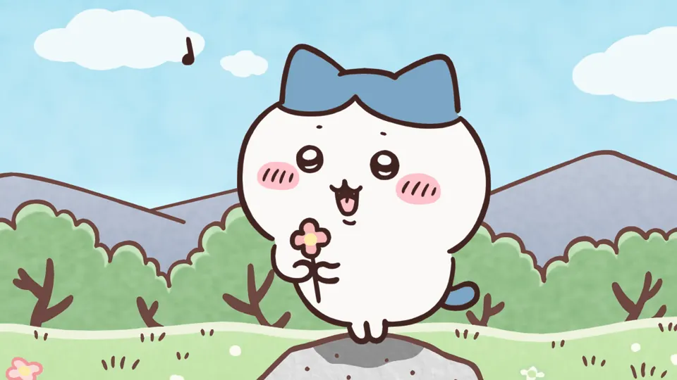 ABEMAの第199話配信ページに掲載された場面画像（1枚目）。アニメ『ちいかわ』第199話「青雲」に対応する画像