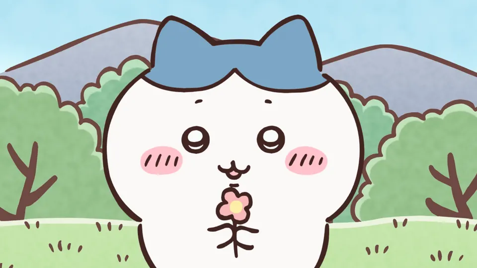 ABEMAの第199話配信ページに掲載された場面画像（2枚目）。アニメ『ちいかわ』第199話「青雲」に対応する画像