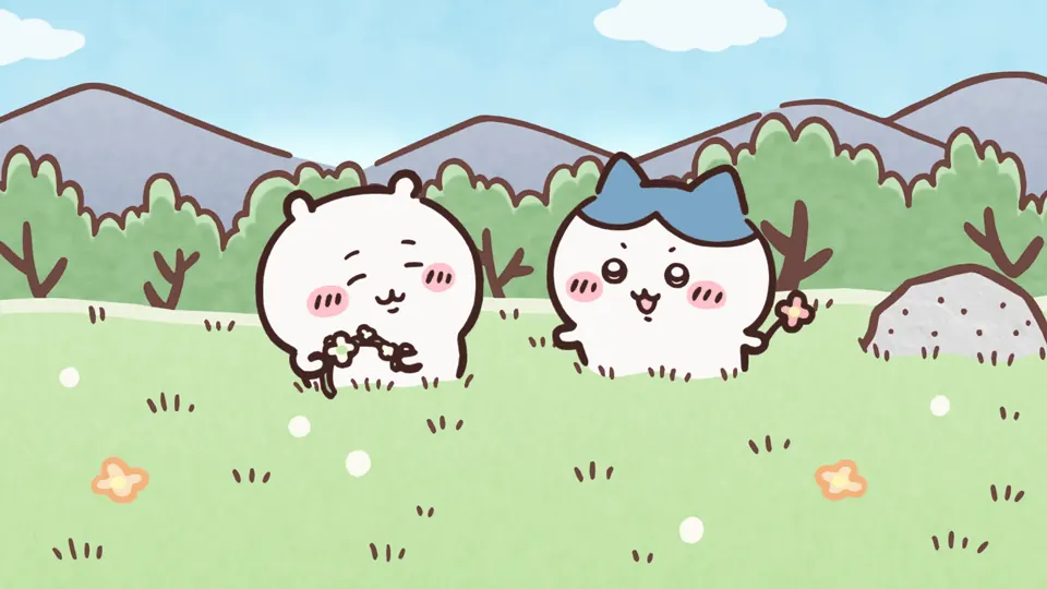 ABEMAの第199話配信ページに掲載された場面画像（3枚目）。アニメ『ちいかわ』第199話「青雲」に対応する画像