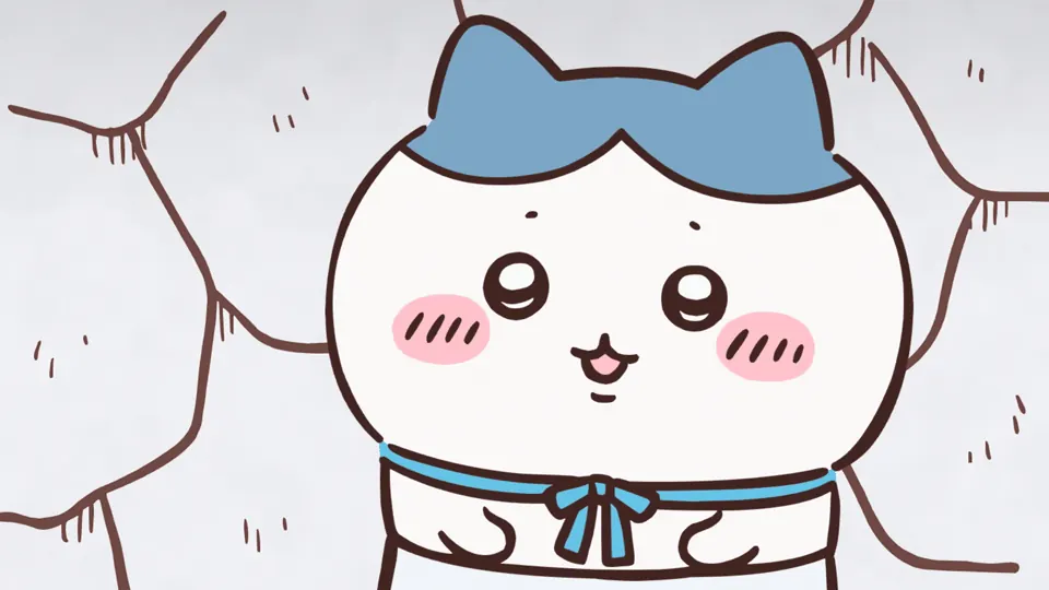 ABEMAの第201話配信ページに掲載された場面画像（2枚目）。アニメ『ちいかわ』第201話「コース料理②」に対応する画像