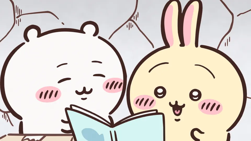 ABEMAの第207話配信ページに掲載された場面画像（2枚目）。アニメ『ちいかわ』第207話「スロット⑥」に対応する画像