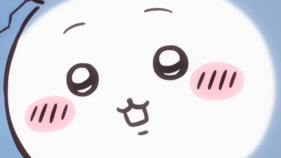 ABEMAの第230話配信ページに掲載された場面画像（2枚目）。アニメ『ちいかわ』第230話「黒い流れ星・後編⑨」に対応する画像