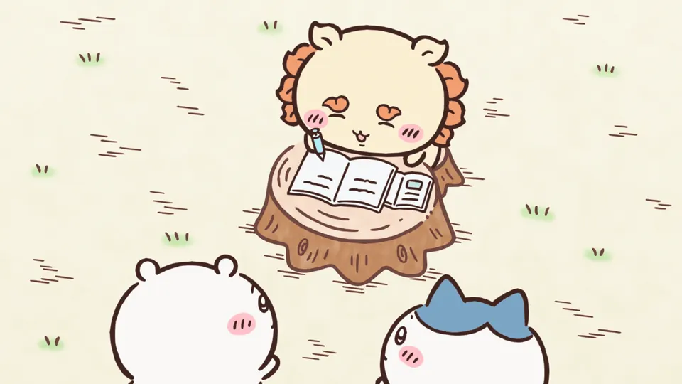 ABEMAの第246話配信ページに掲載された場面画像（3枚目）。アニメ『ちいかわ』第246話「やりたいことリスト②」に対応する画像