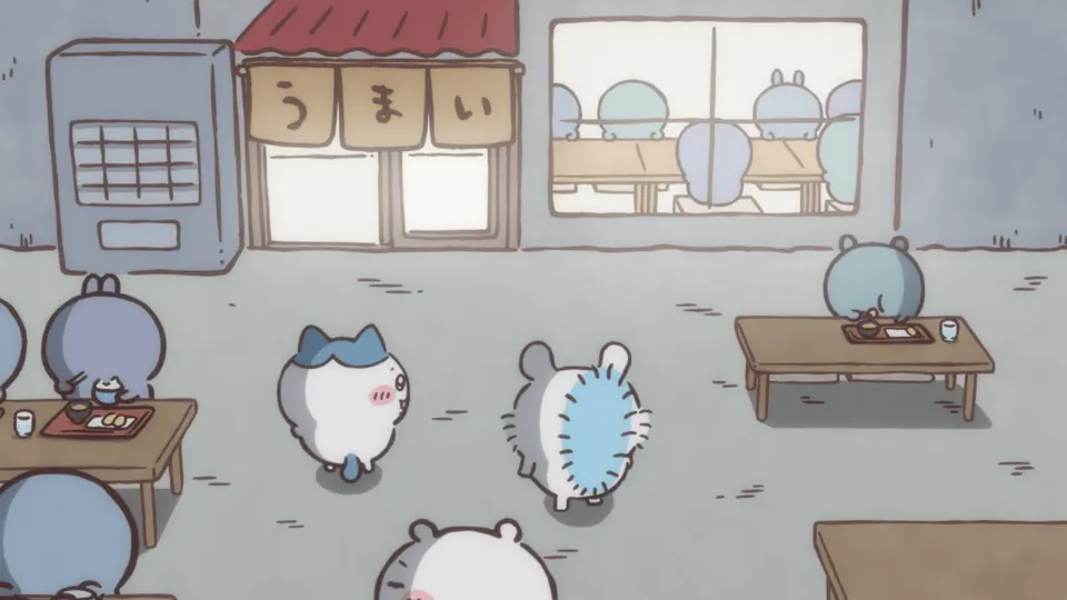 ABEMAの第273話配信ページに掲載された場面画像（2枚目）。アニメ『ちいかわ』第273話「涸れた⑥」に対応する画像