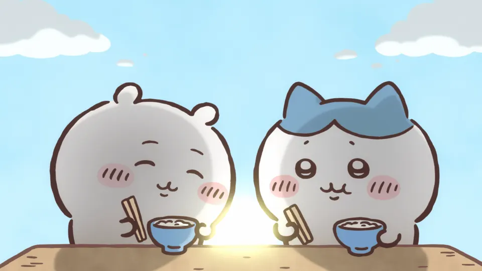 ABEMAの第274話配信ページに掲載された場面画像（1枚目）。アニメ『ちいかわ』第274話「涸れた⑦／つっぱっぱ」に対応する画像
