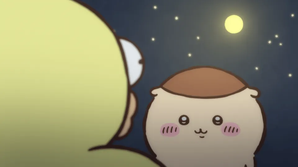 ABEMAの第285話配信ページに掲載された場面画像（2枚目）。アニメ『ちいかわ』第285話「オデ解雇②」に対応する画像