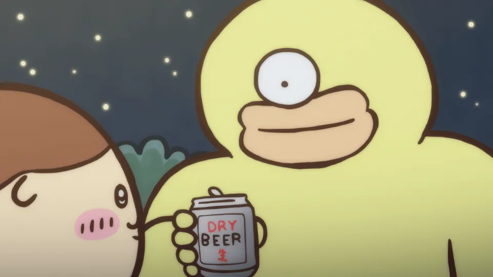 ABEMAの第286話配信ページに掲載された場面画像（1枚目）。アニメ『ちいかわ』第286話「オデ解雇③」に対応する画像