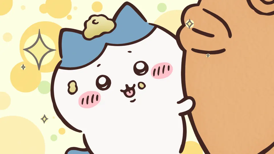 ABEMAの第289話配信ページに掲載された場面画像（1枚目）。アニメ『ちいかわ』第289話「たい焼き／ハンバーガー」に対応する画像