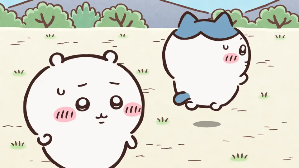 ABEMAの第292話配信ページに掲載された場面画像(2枚目)。アニメ『ちいかわ』第292話「拾魔②」に対応する画像
