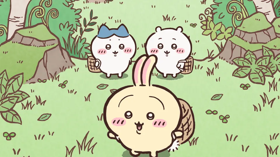 ABEMAの第306話配信ページに掲載された場面画像（3枚目）。アニメ『ちいかわ』第306話「山姥①」に対応する画像
