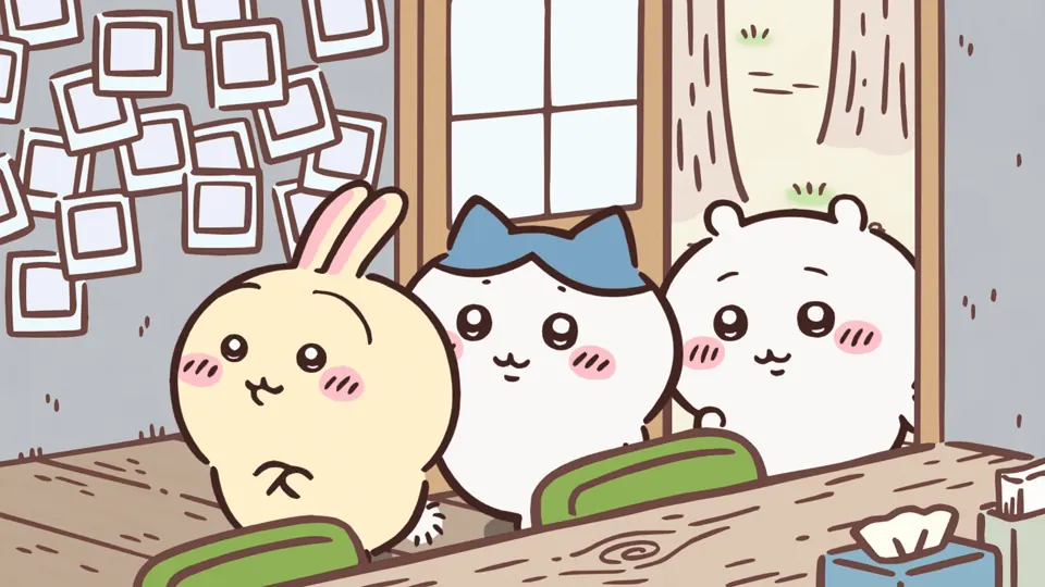 ABEMAの第315話配信ページに掲載された場面画像(2枚目)。アニメ『ちいかわ』第315話「鬼カレー①」に対応する画像