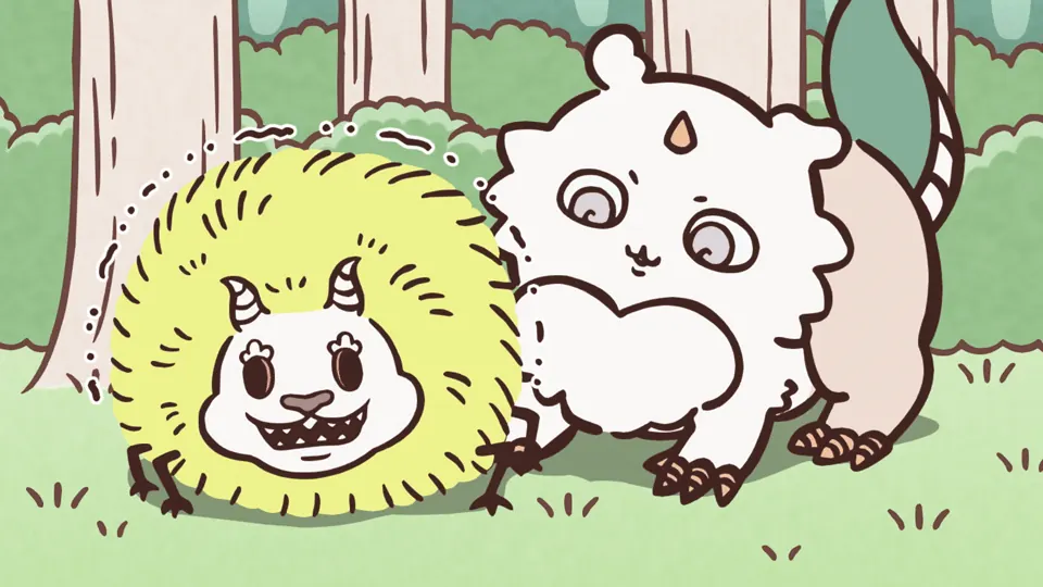 ABEMAの第330話配信ページに掲載された場面画像（3枚目）。アニメ『ちいかわ』第330話「あのことでかつよ①」に対応する画像