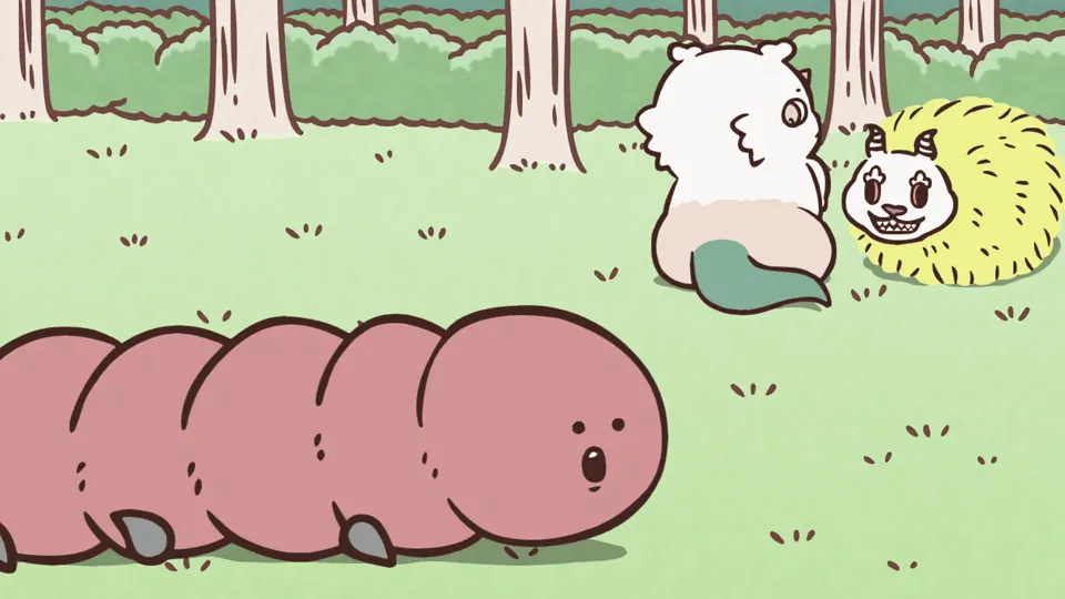 ABEMAの第331話配信ページに掲載された場面画像（3枚目）。アニメ『ちいかわ』第331話「あのことでかつよ②」に対応する画像