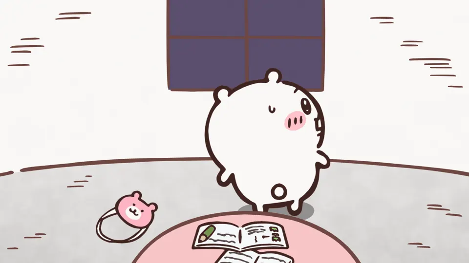 ABEMAの第348話配信ページに掲載された場面画像（3枚目）。アニメ『ちいかわ』第348話「湯豆腐／山登り」に対応する画像