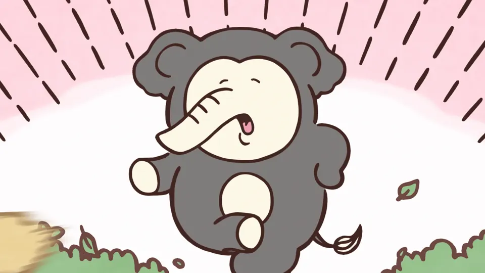 ABEMAの第350話配信ページに掲載された場面画像(1枚目)。アニメ『ちいかわ』第350話「あくむ②」に対応する画像