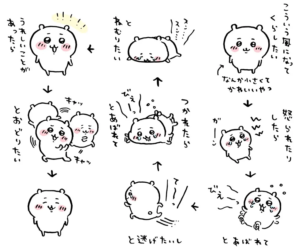 ナガノ公式Xの2020/1/19「くらしたい」漫画画像
