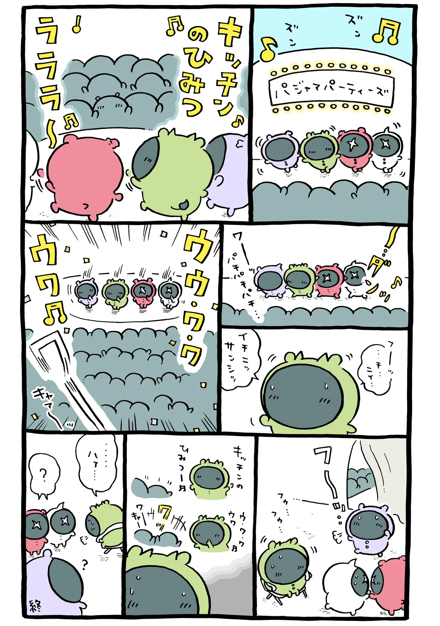 ナガノ公式Xの2024/5「🎵キッチンのひみつ」漫画画像
