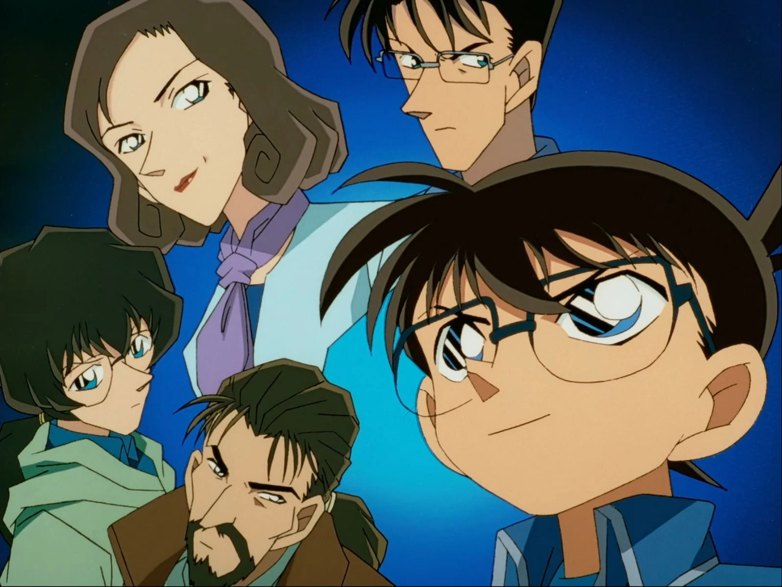 松江を舞台にした連句事件の場面写(Detective Conan World掲載)