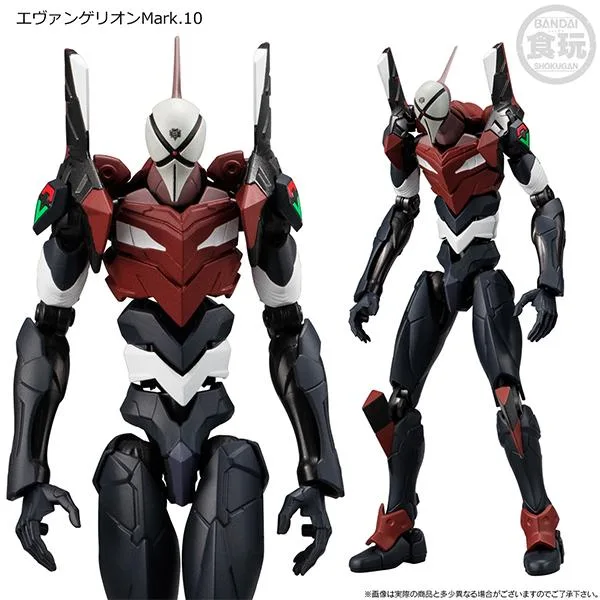 アドバンスド・アヤナミシリーズと対応する赤いエヴァンゲリオンMark.10の公式商品画像