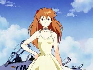 新世紀エヴァンゲリオン第八話で初登場する惣流・アスカ・ラングレーの公式場面画像