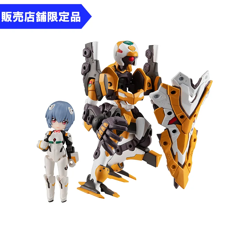 新劇場版序のヤシマ作戦で零号機改と大型シールドを運用する綾波レイの公式商品画像