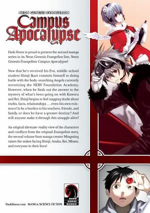 英語版『Neon Genesis Evangelion: Campus Apocalypse』第2巻表紙