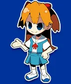 ぷちえヴぁ版の制服姿のアスカ公式人物画像