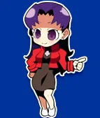 ぷちえヴぁで国語教師を務めるミサト先生の公式人物画像
