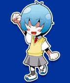 ぷちえヴぁの綾波三姉妹の次女スポ根の公式人物画像