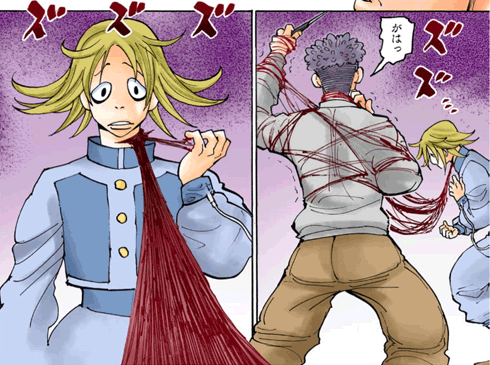 ザクロ=カスタード 引用『HUNTER×HUNTER』冨樫義博