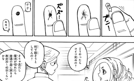 ザクロ=カスタード 引用『HUNTER×HUNTER』冨樫義博