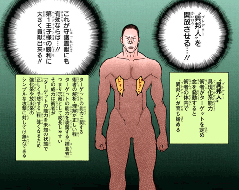 リハン　引用『HUNTER×HUNTER』冨樫義博