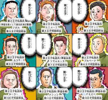 カミーラ私設兵　引用『HUNTER×HUNTER』冨樫義博