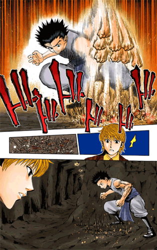 ジン=フリークス　引用『HUNTER×HUNTER』冨樫義博