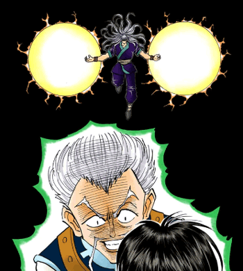 シルバ=ゾルディック　引用『HUNTER×HUNTER』冨樫義博