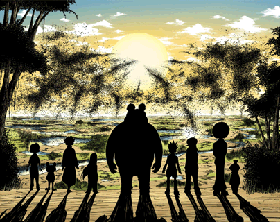 結末Dパターン　引用『HUNTER×HUNTER』冨樫義博